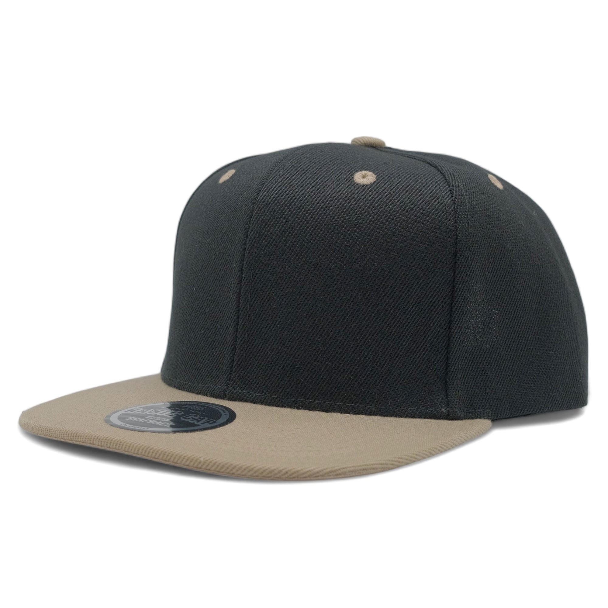 Blank Solid Two Tone Color Snapback Caps