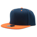 Blank Solid Two Tone Color Snapback Caps