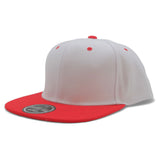 Blank Solid Two Tone Color Snapback Caps
