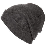 Long Beanie Men Women - Unisex Cuffed Plain Skull Knit Hat Cap