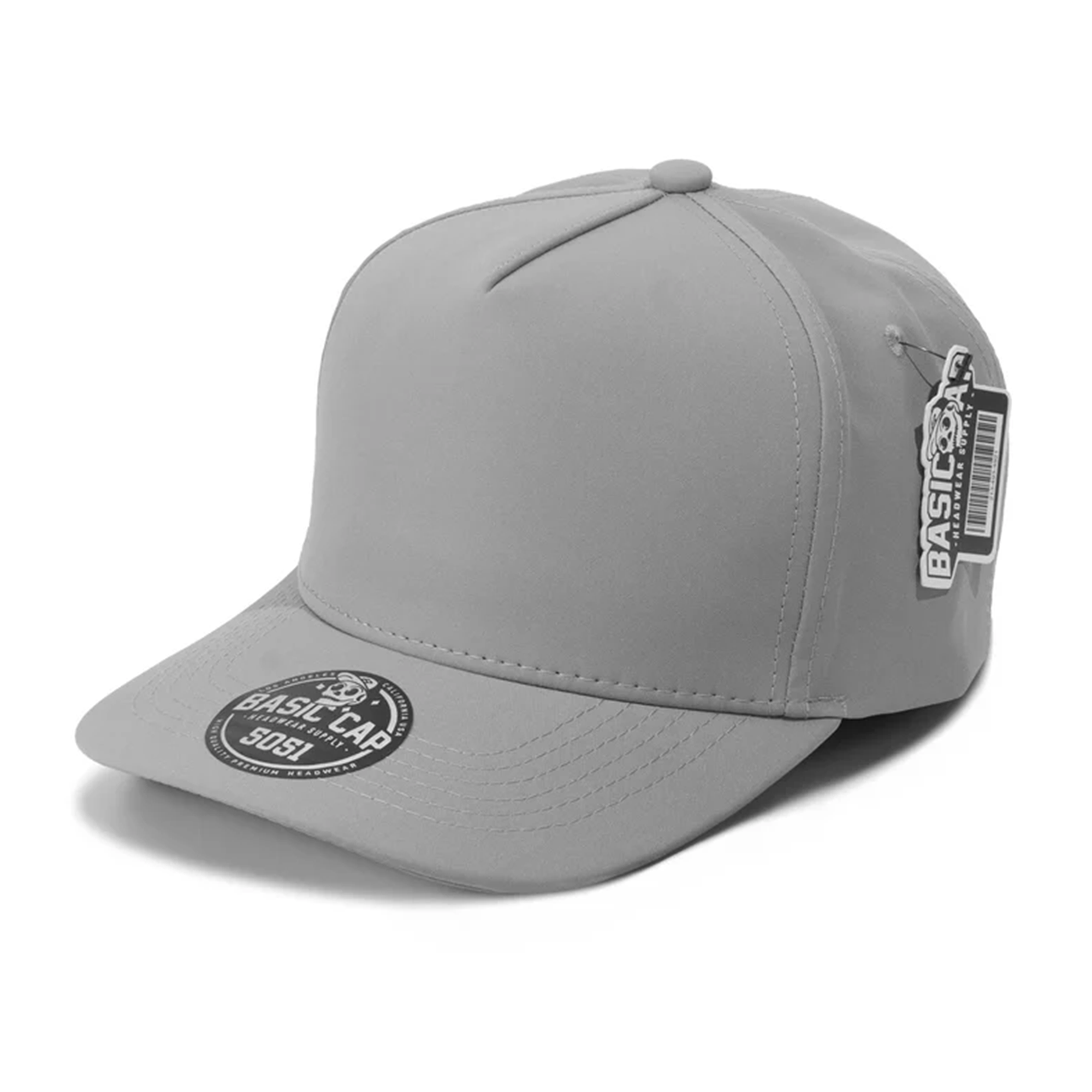 Blank Slight Curve 5Panel Cap-5051