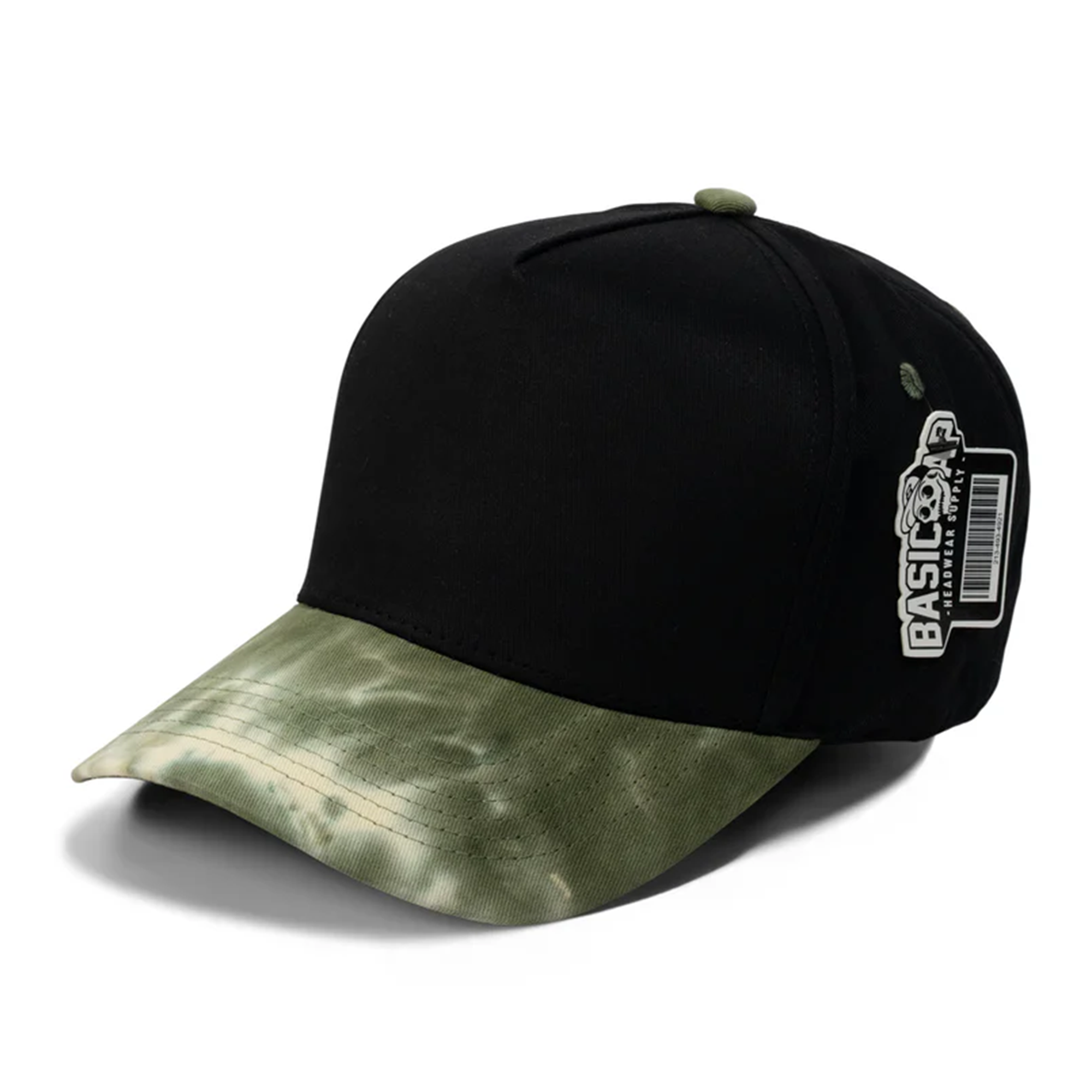 Blank 5Panel Tie-dye Curve Cap