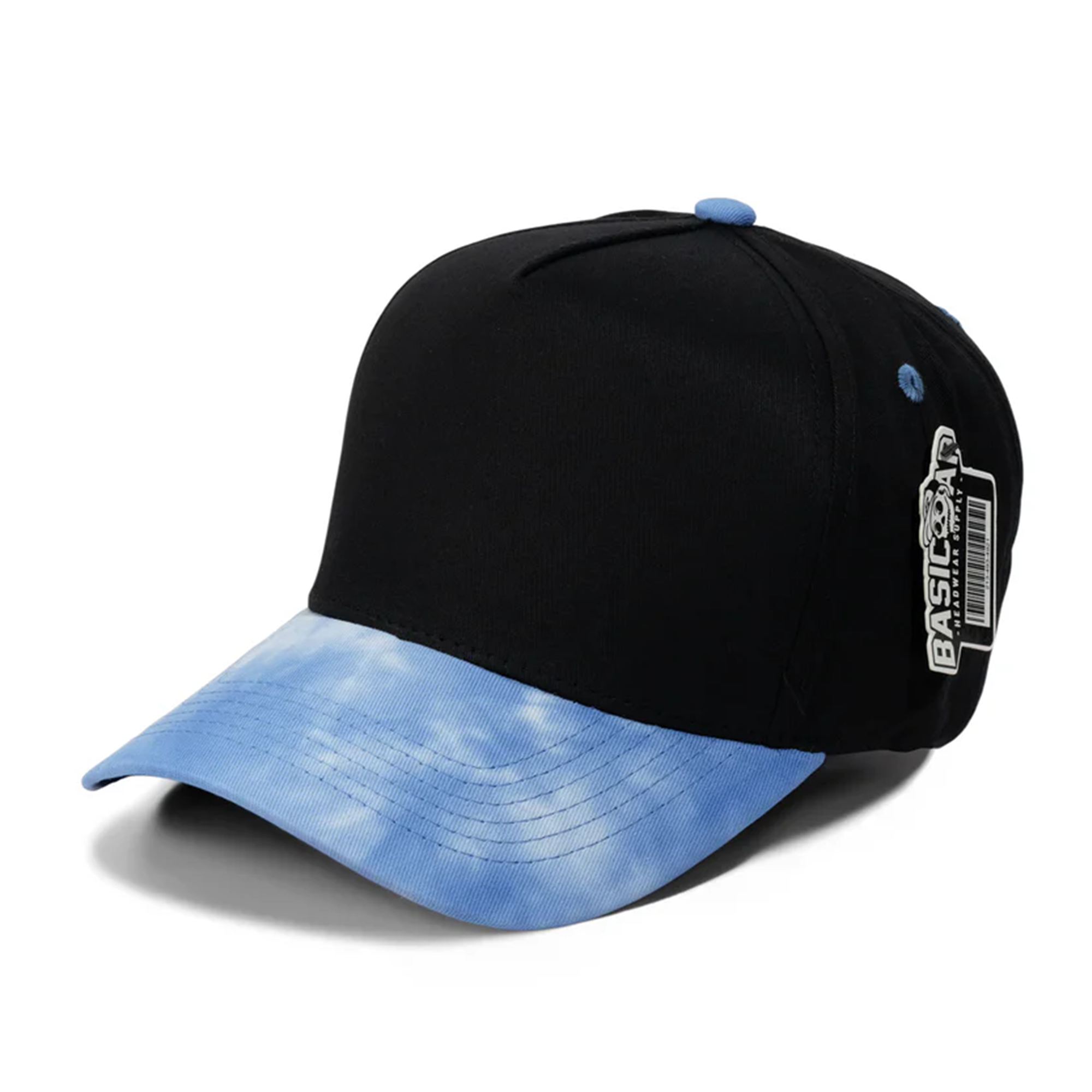 Blank 5Panel Tie-dye Curve Cap