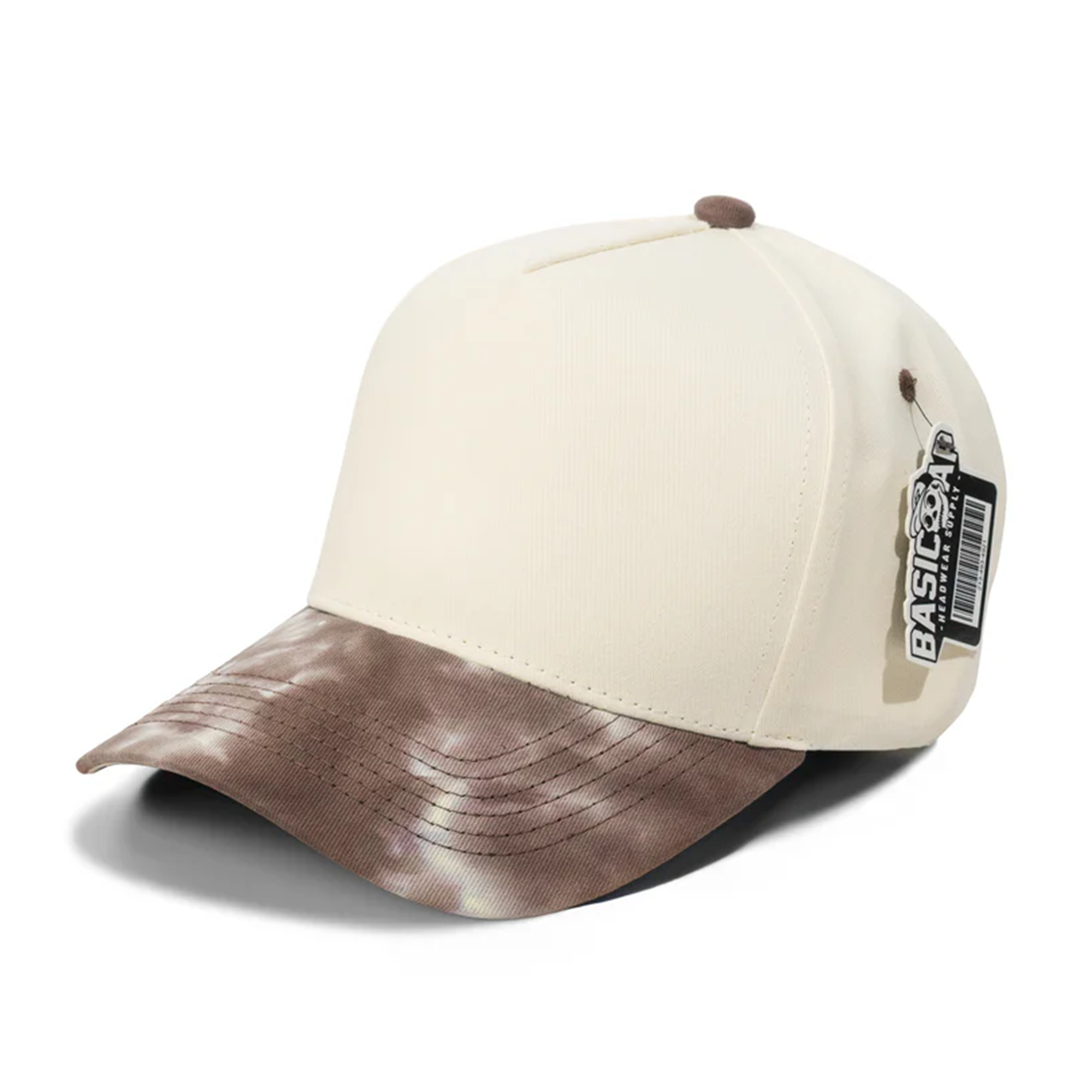 Blank 5Panel Tie-dye Curve Cap