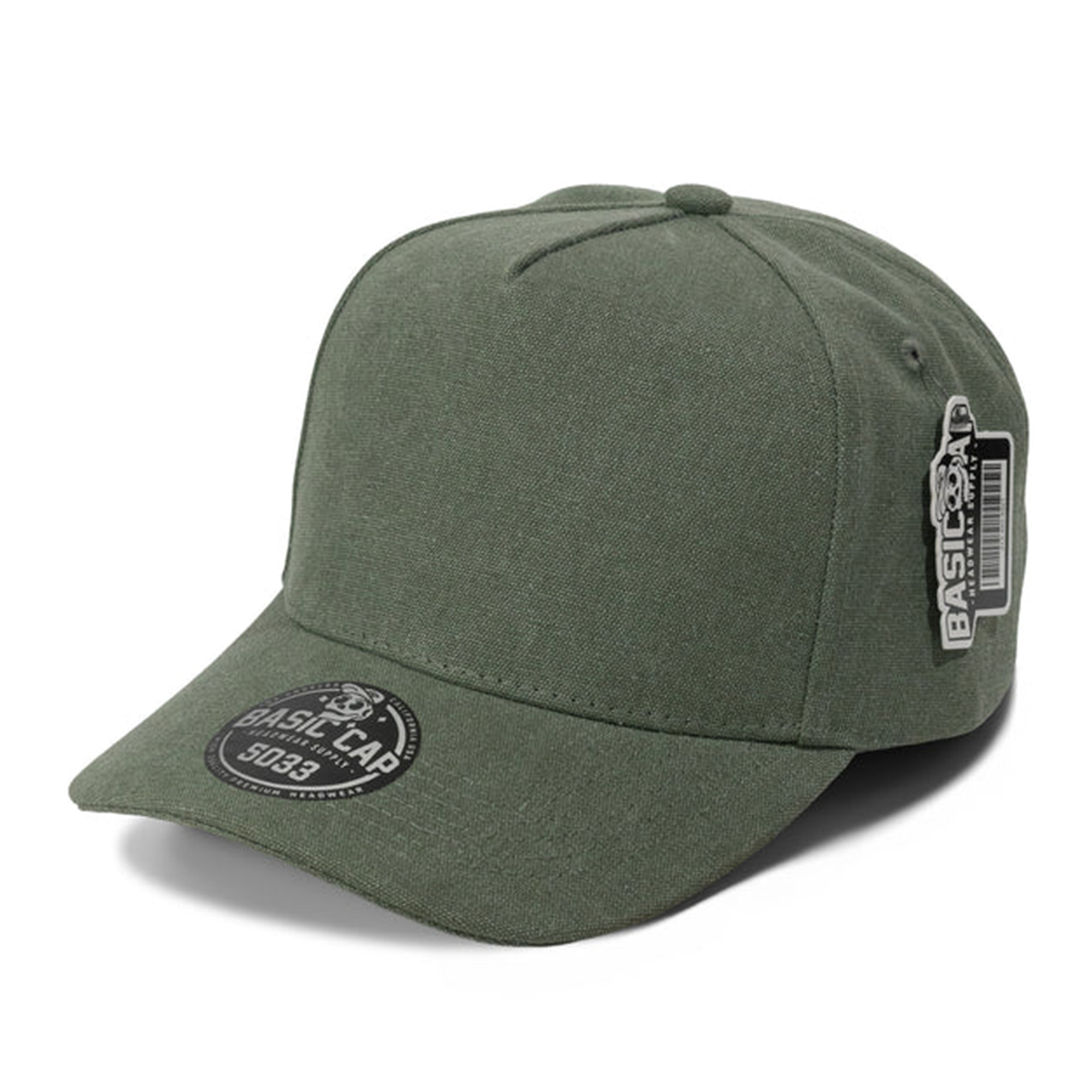 Blank 5Panel CVC Curve Cap