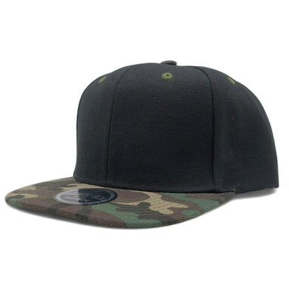 Blank Solid Two Tone Color Snapback Caps