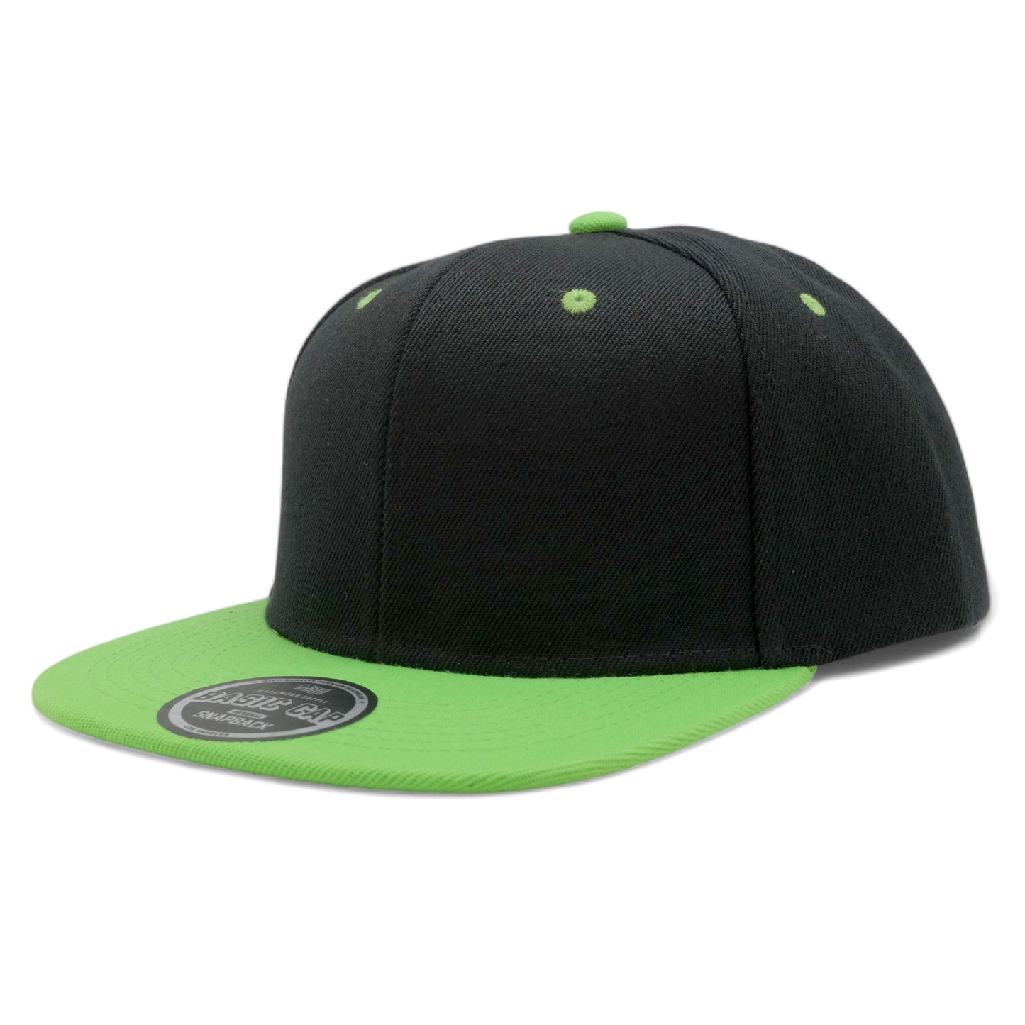 Blank Solid Two Tone Color Snapback Caps