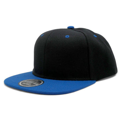 Blank Solid Two Tone Color Snapback Caps