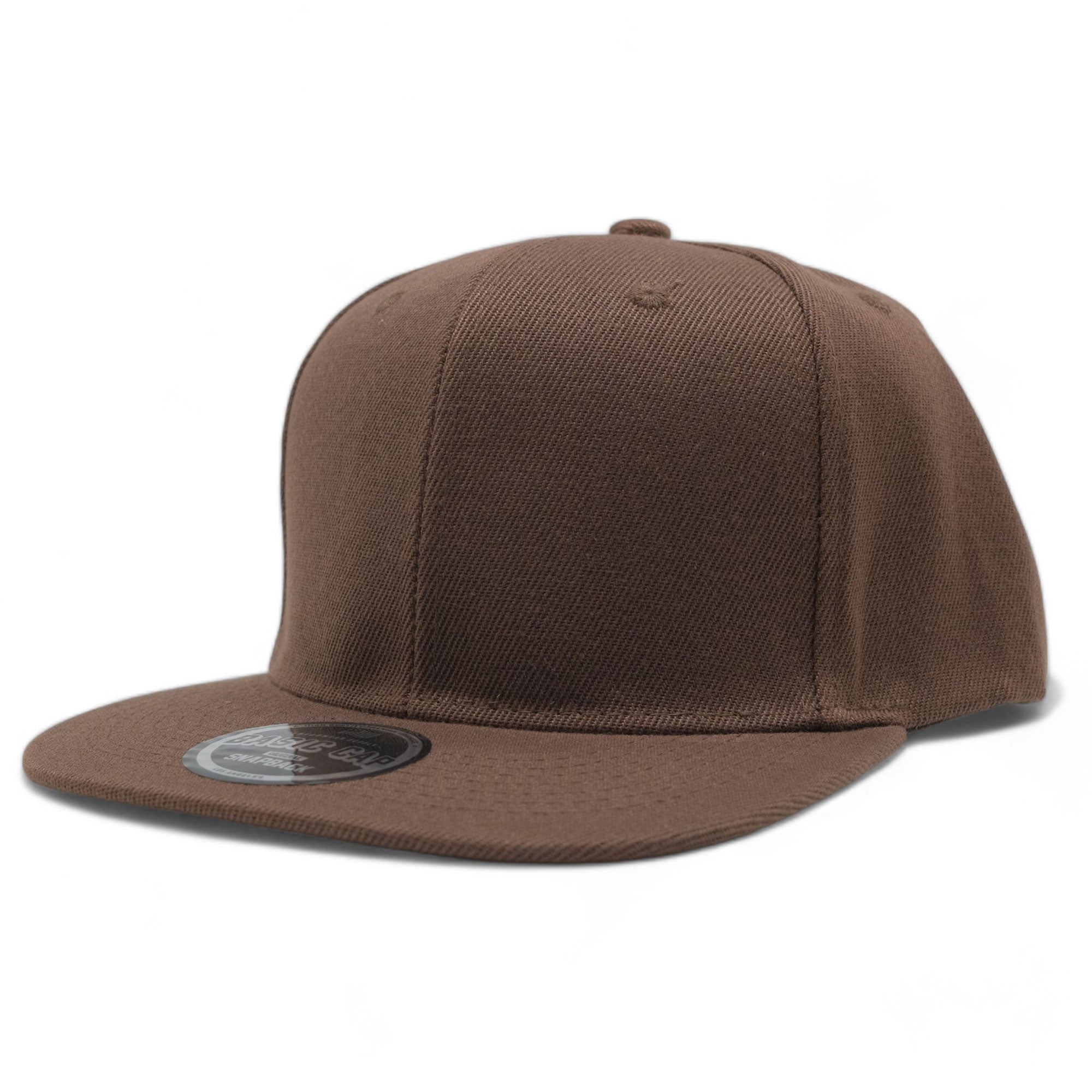 Blank Solid Color Snapback Caps
