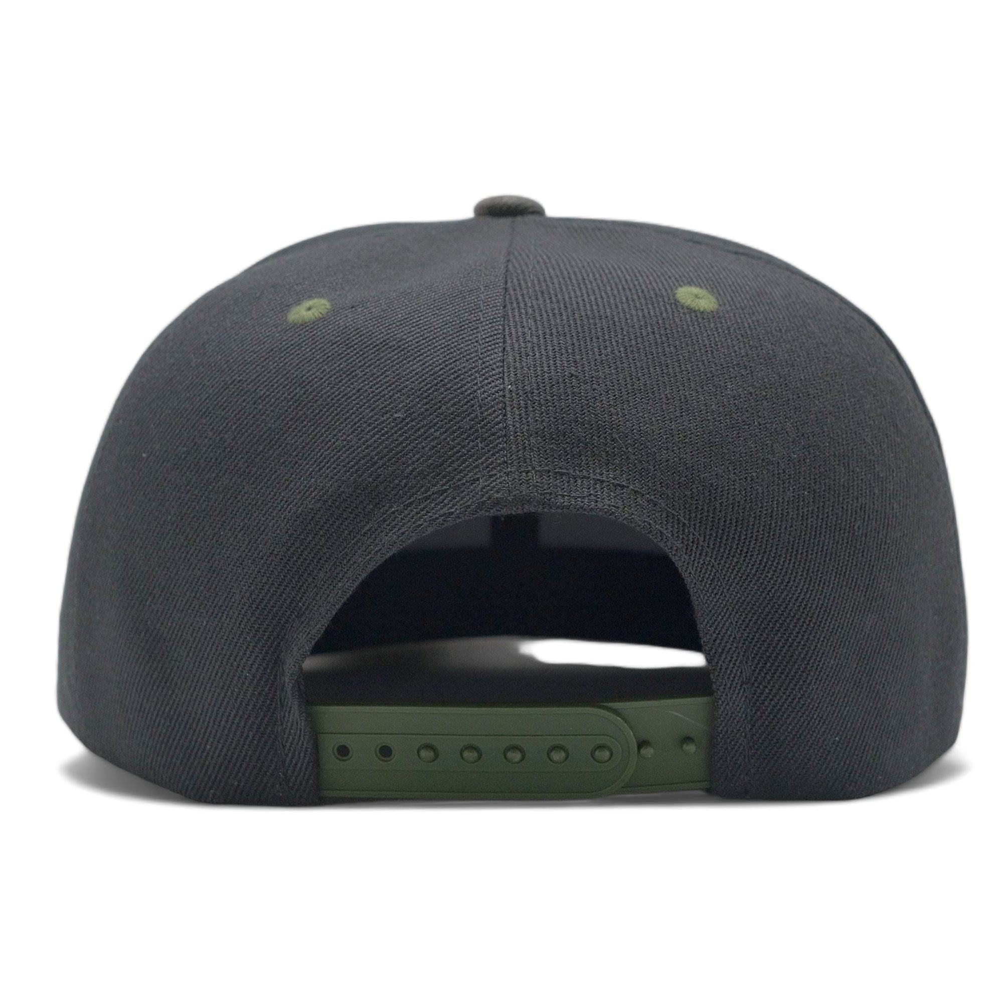 Blank Solid Two Tone Color Snapback Caps