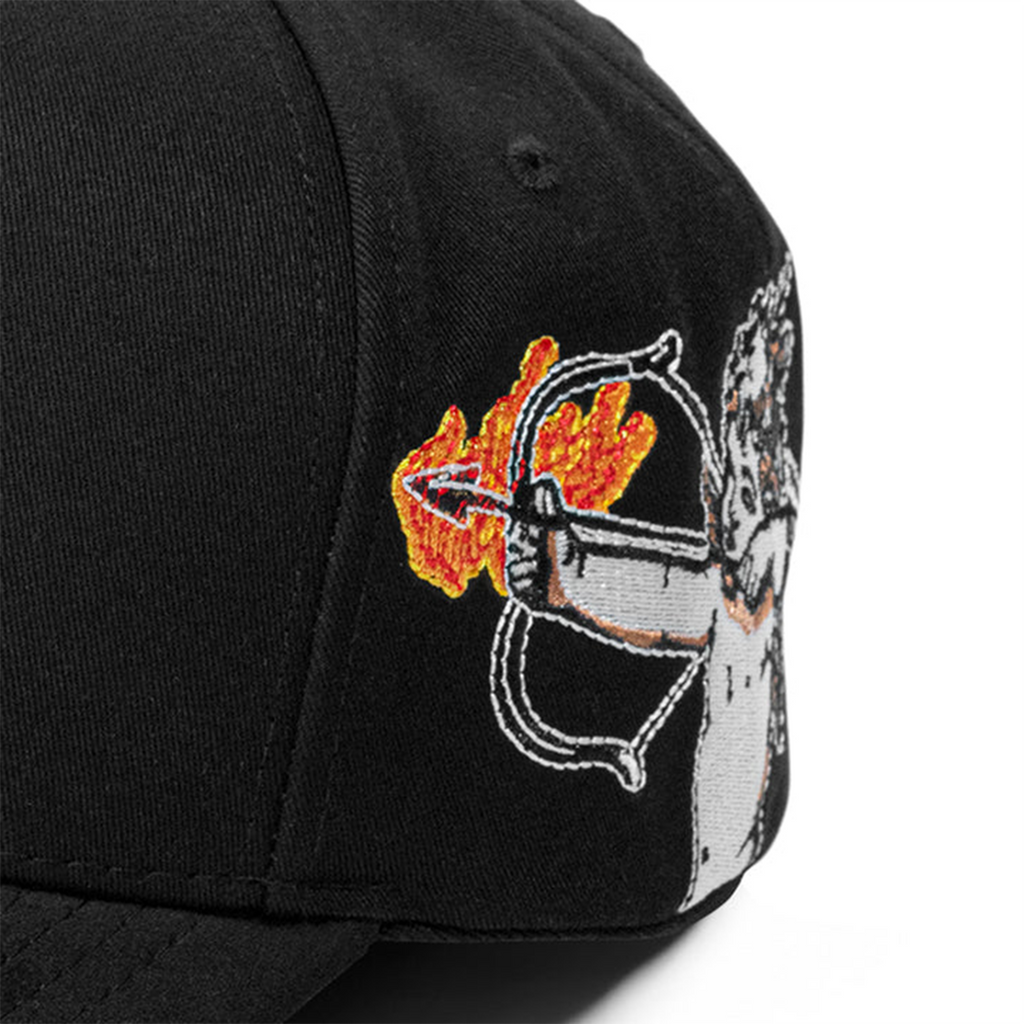 Blank 5Panel Fancy Suede Hat FLAMING S.BERRY W/FD