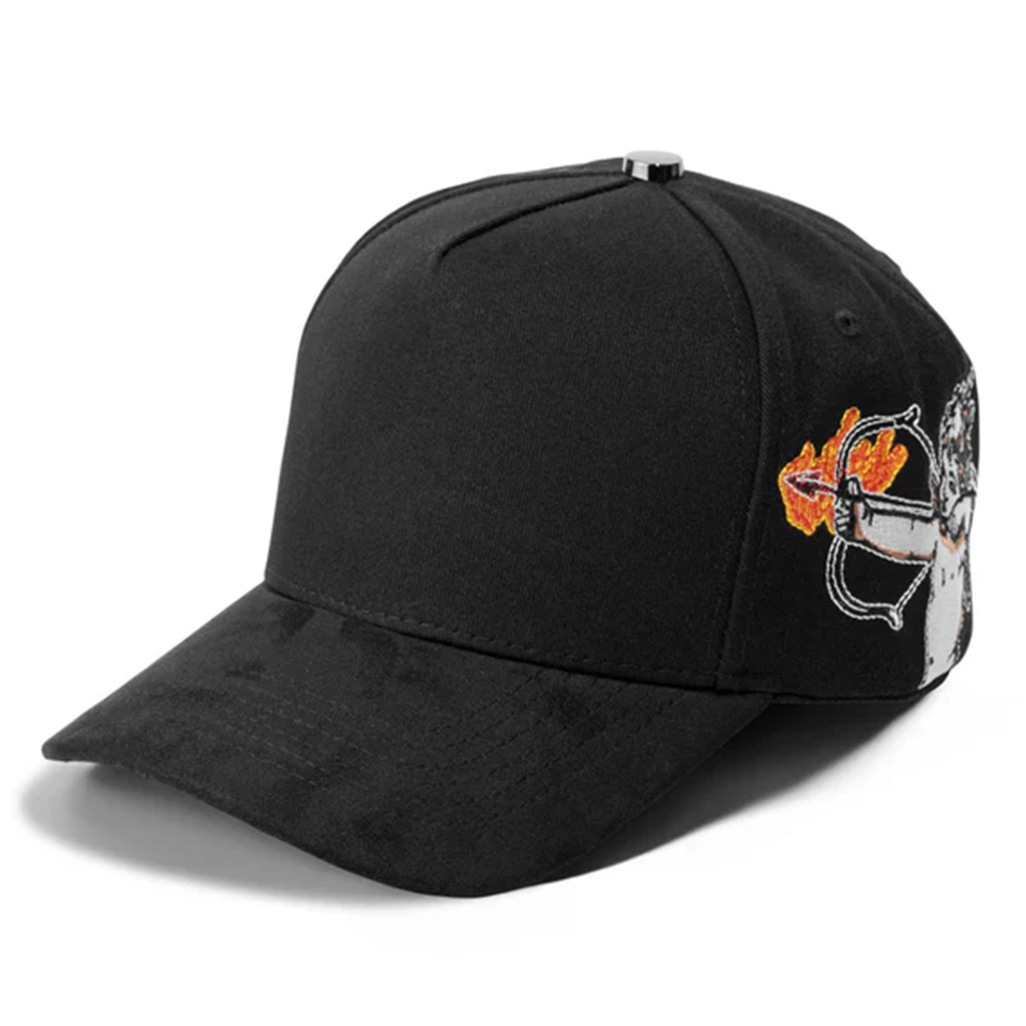 Blank 5Panel Fancy Suede Hat FLAMING S.BERRY W/FD