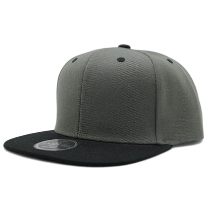 Blank Solid Two Tone Color Snapback Caps