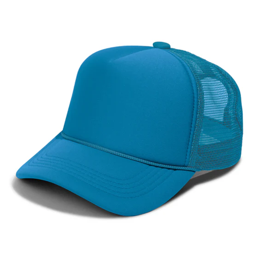 Solid Color Foam Trucker Mesh Back Cap