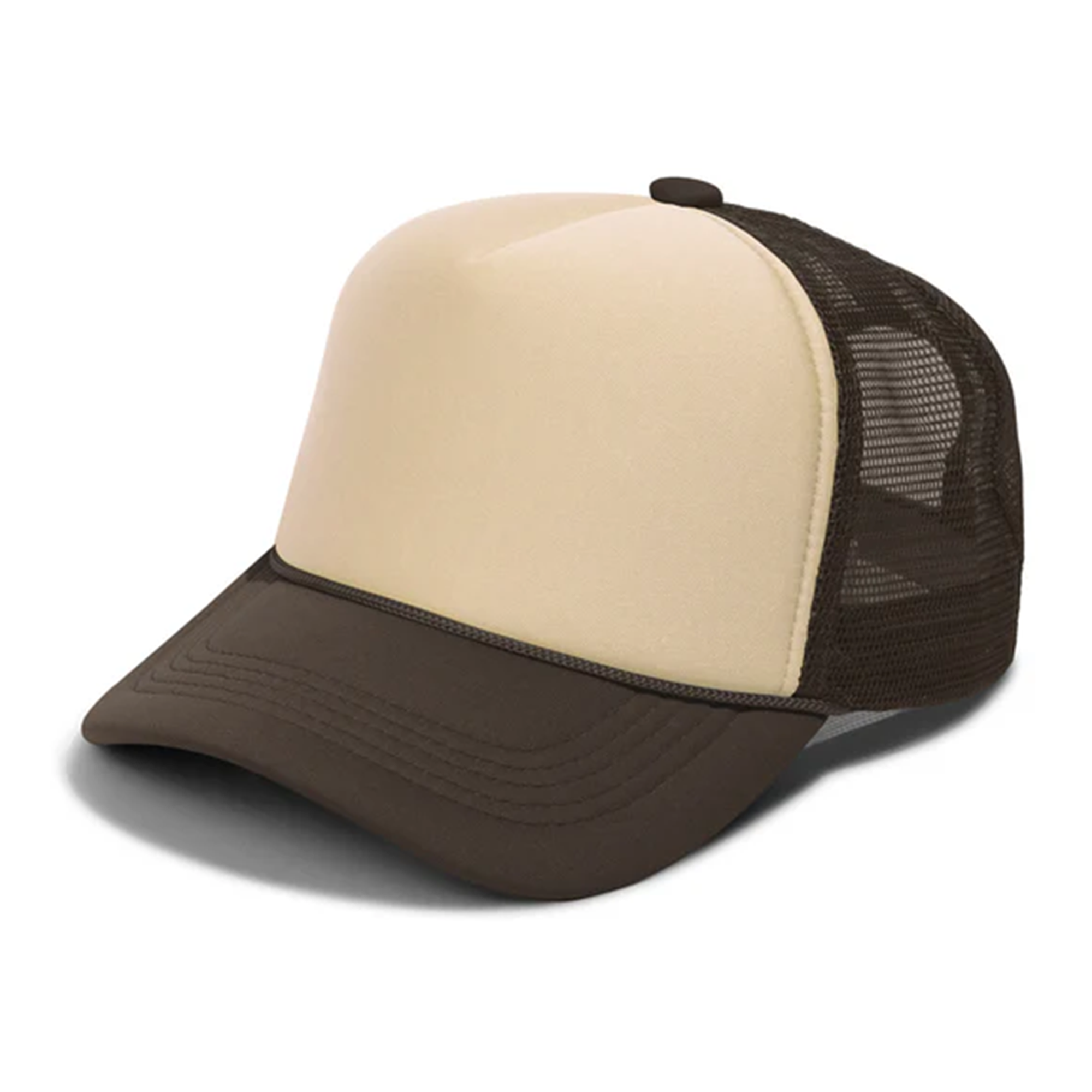 Two Tone Color Foam Trucker Mesh Back Cap