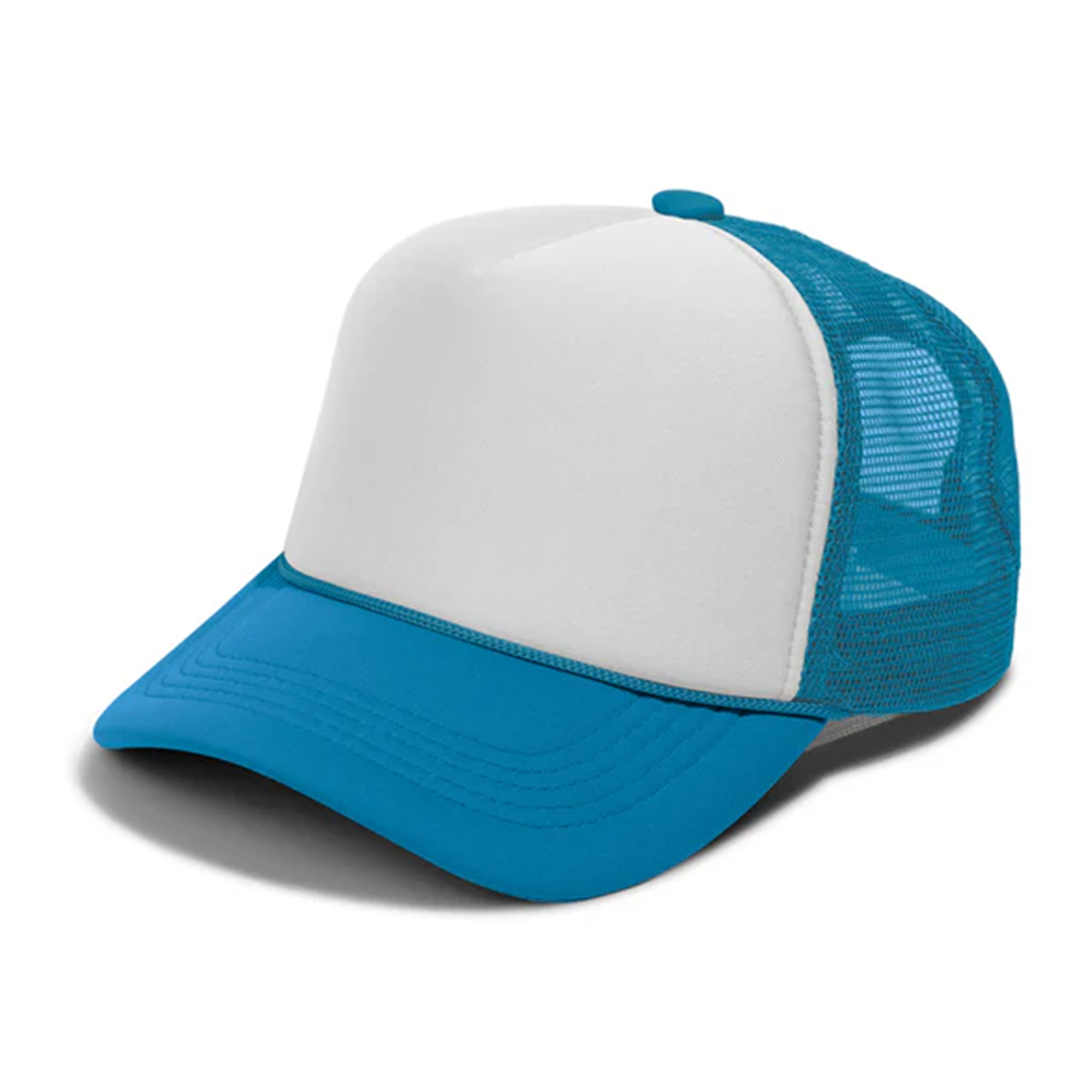 Two Tone Color Foam Trucker Mesh Back Cap