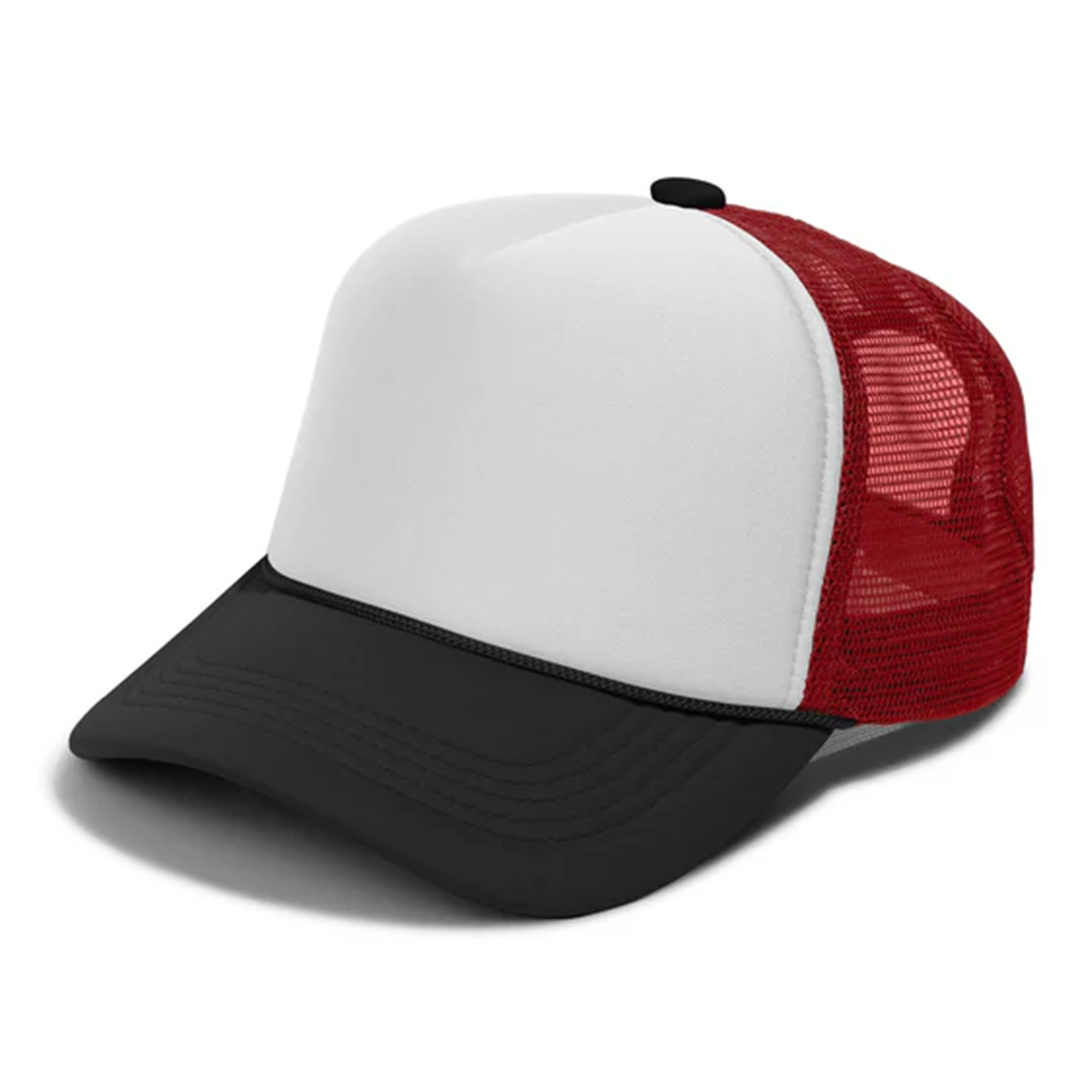 Two Tone Color Foam Trucker Mesh Back Cap