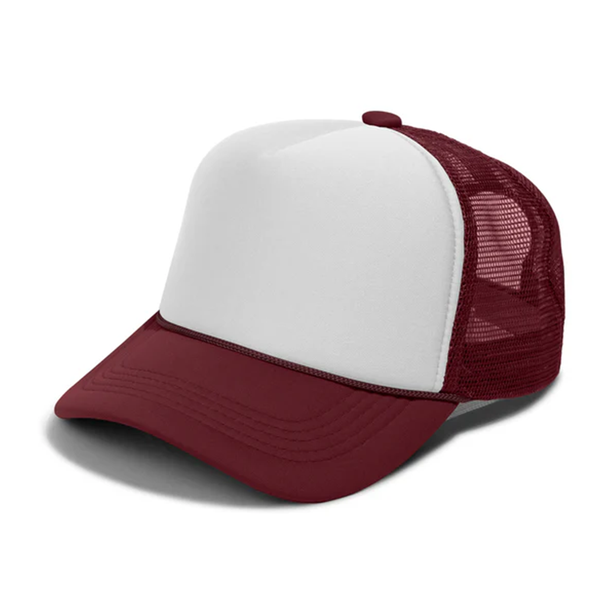 Two Tone Color Foam Trucker Mesh Back Cap