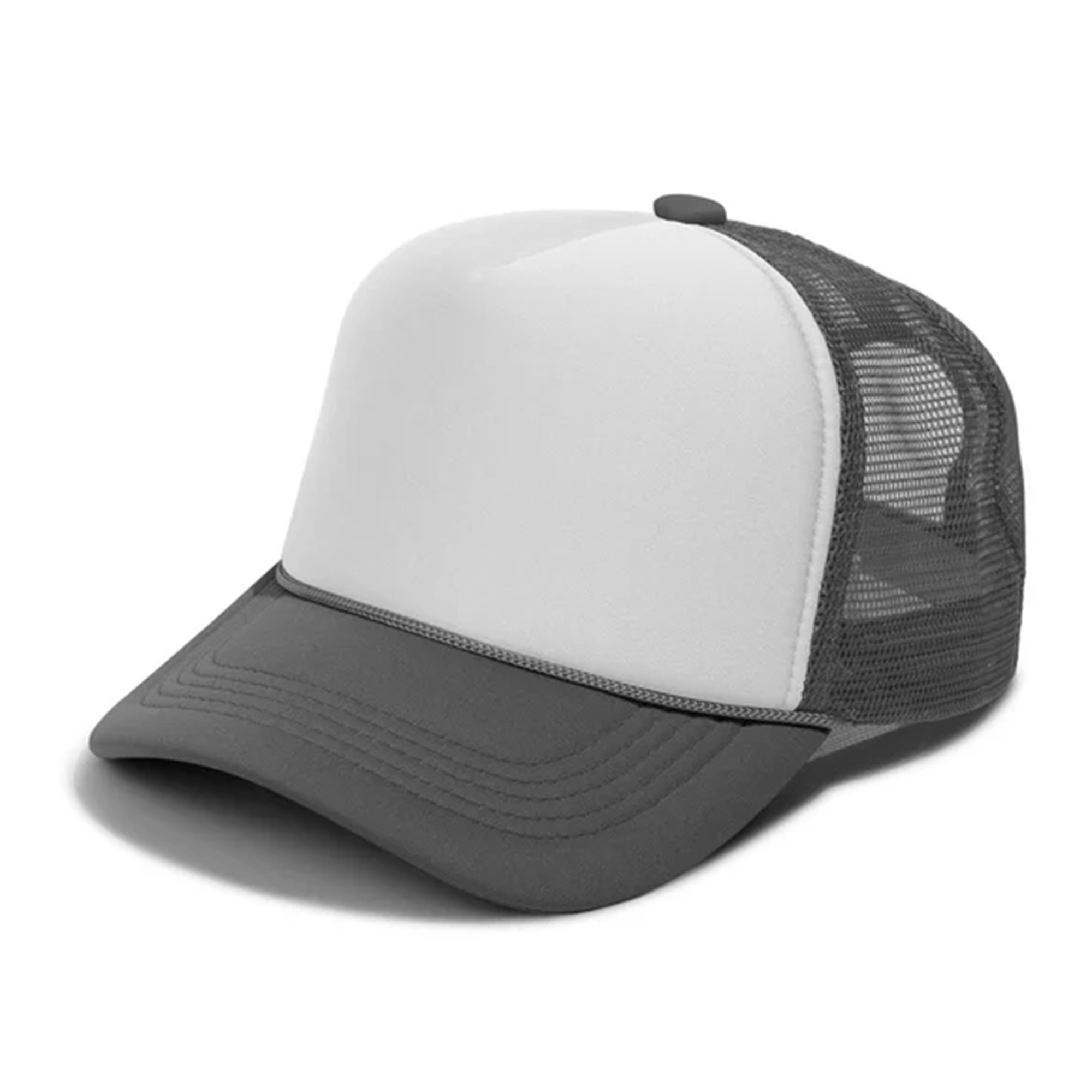 Two Tone Color Foam Trucker Mesh Back Cap