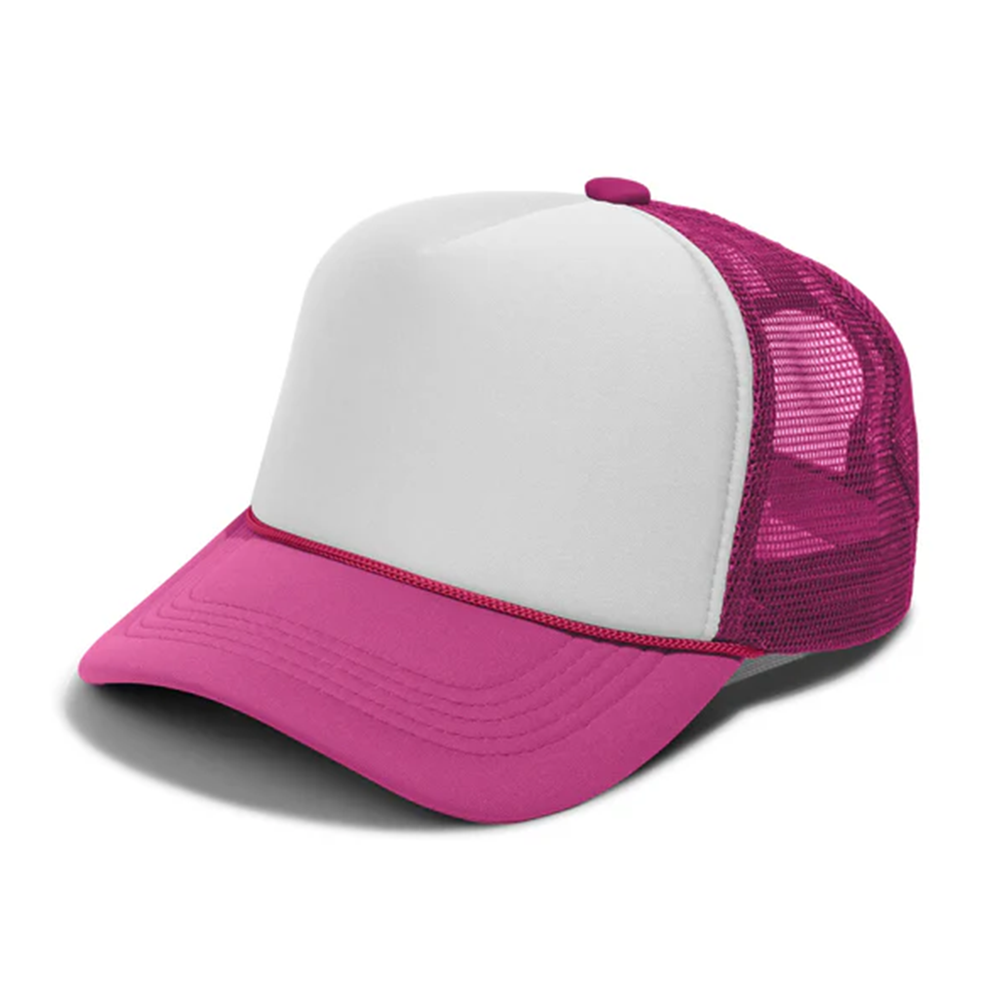 Two Tone Color Foam Trucker Mesh Back Cap