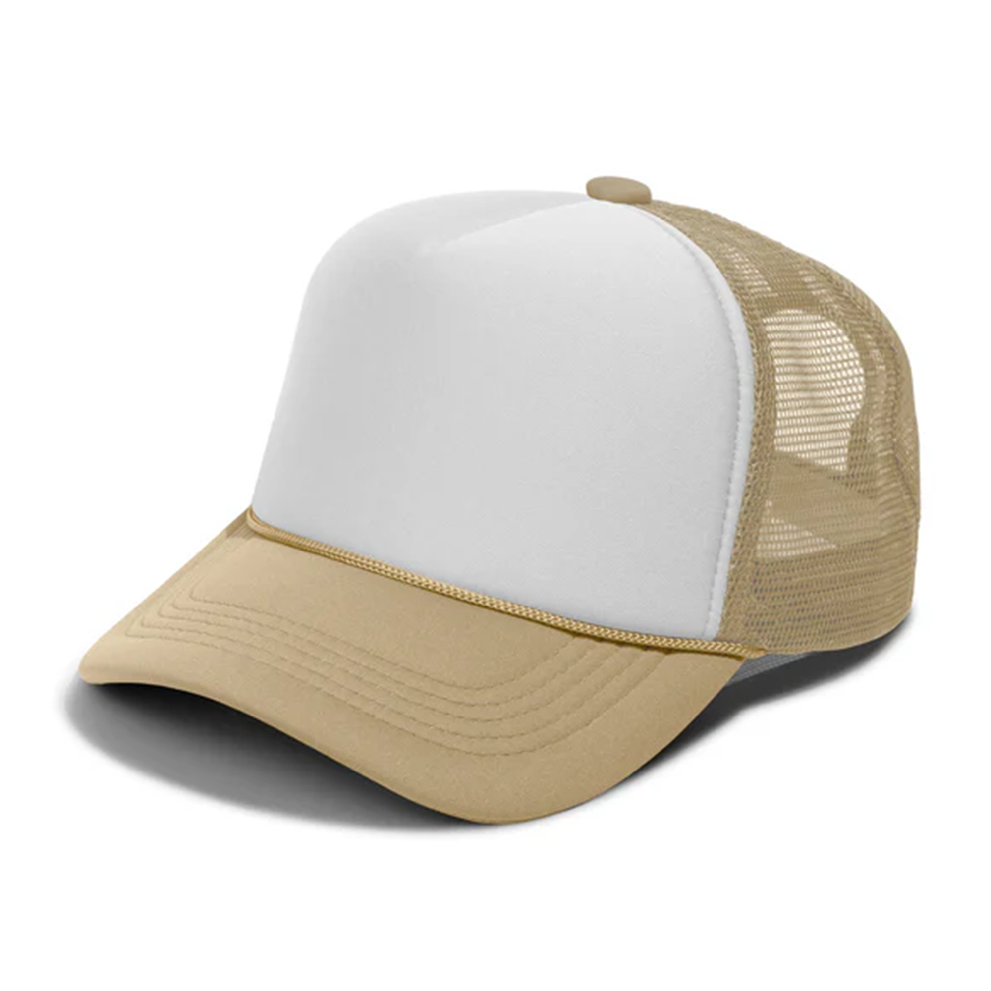 Two Tone Color Foam Trucker Mesh Back Cap