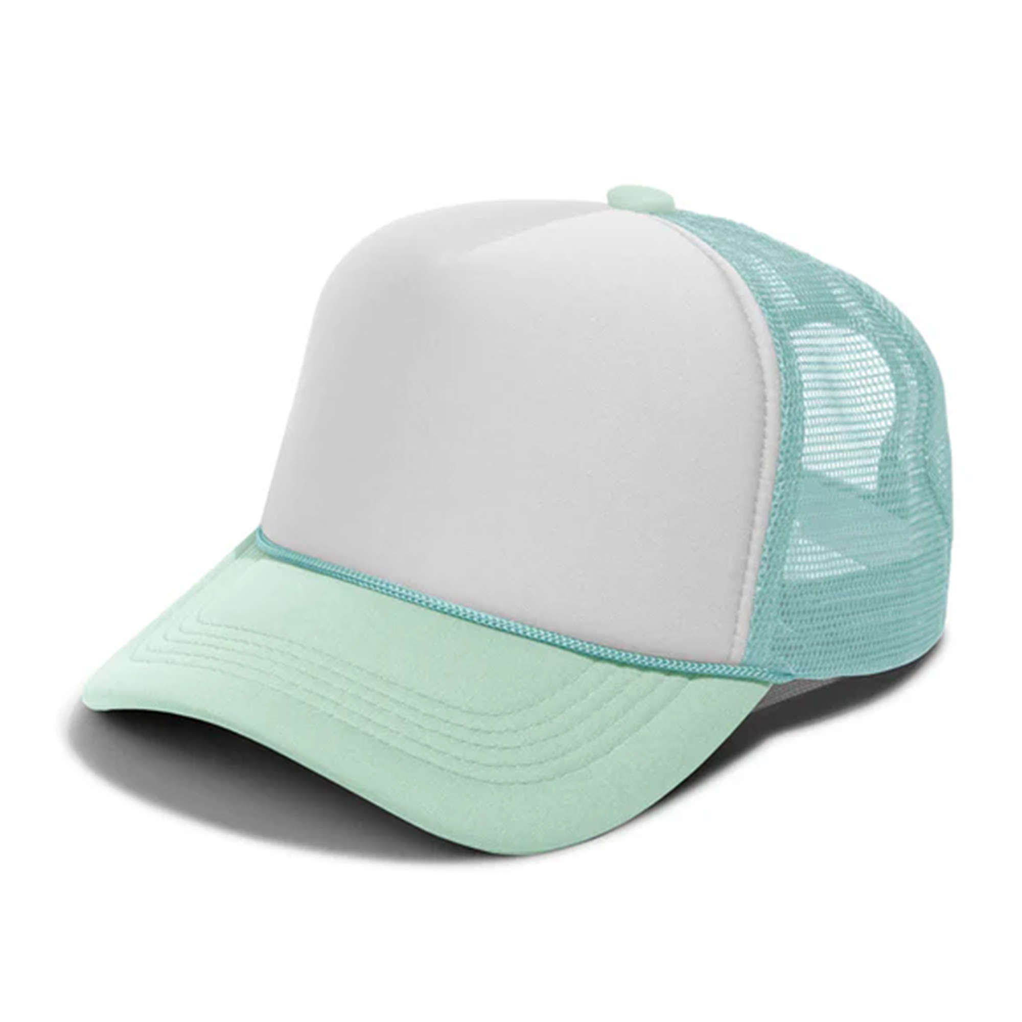 Two Tone Color Foam Trucker Mesh Back Cap