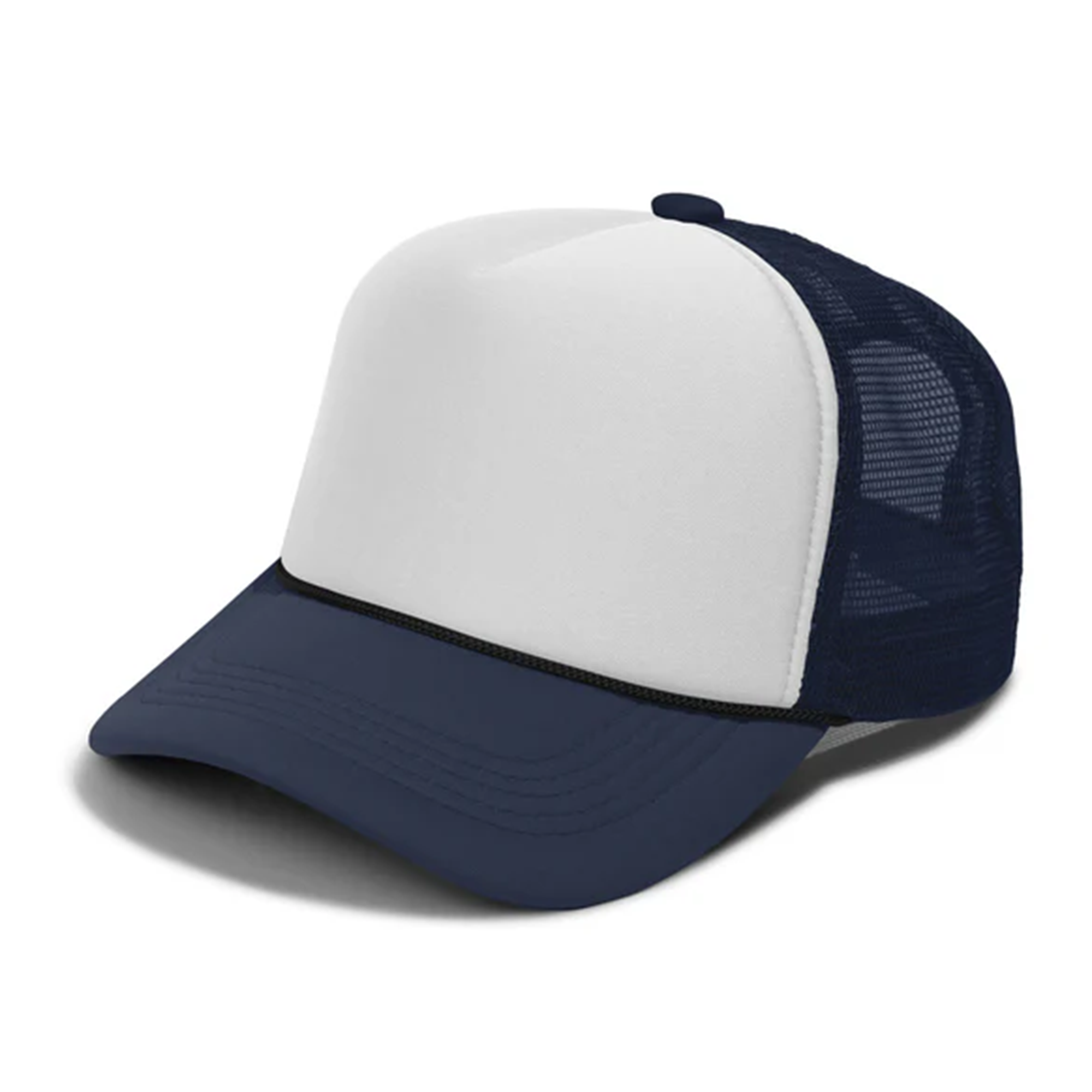 Two Tone Color Foam Trucker Mesh Back Cap