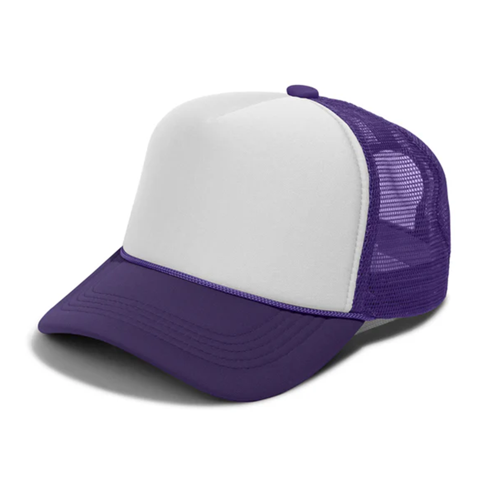 Two Tone Color Foam Trucker Mesh Back Cap