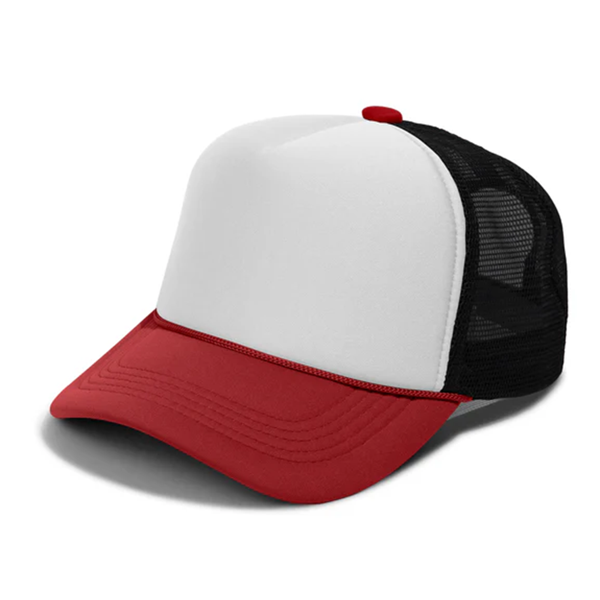 Two Tone Color Foam Trucker Mesh Back Cap