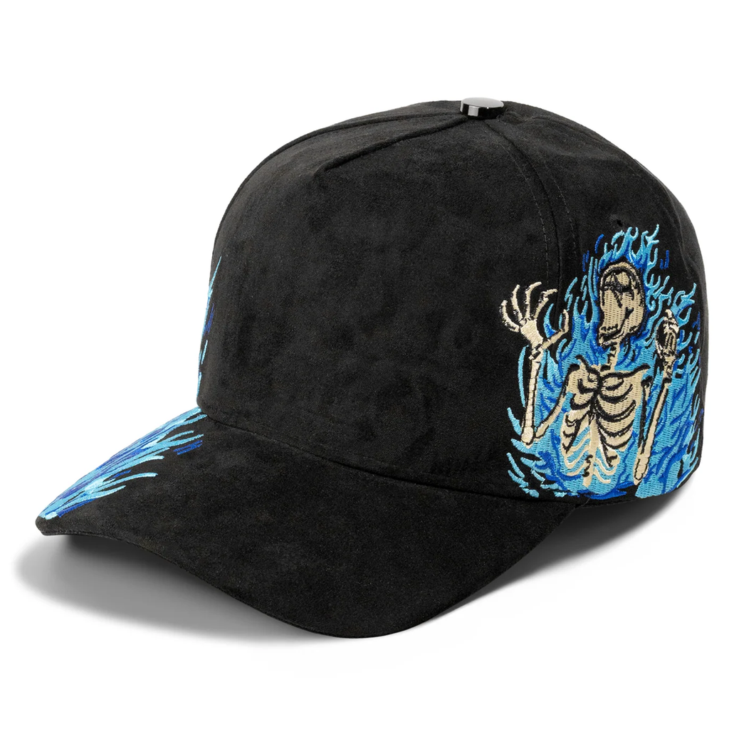 SKELETON Plain Fancy Suede 5Panel Cap