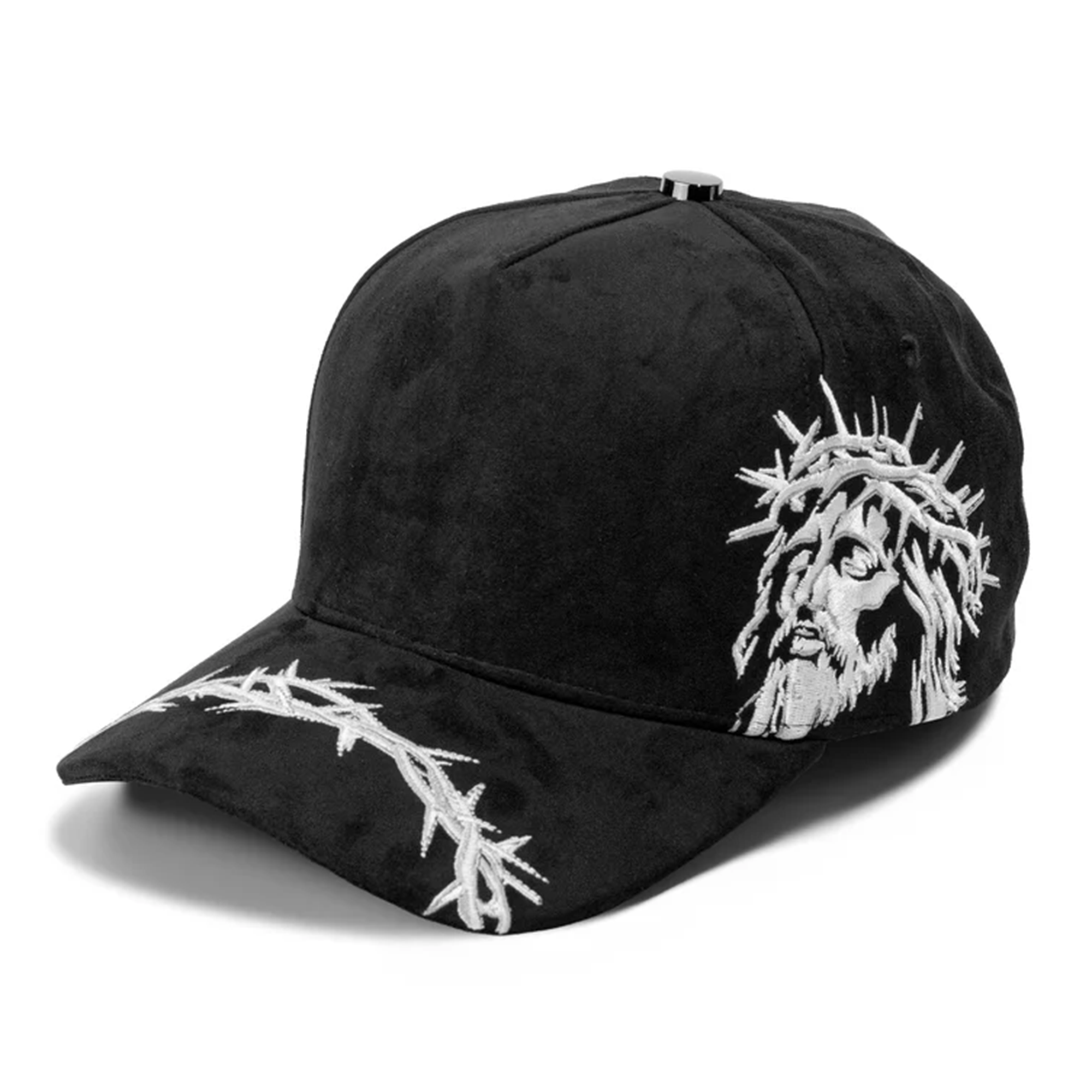 JESUS Plain Fancy Suede 5Panel Cap