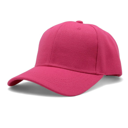 Blank Solid Color Adjustable Baseball Cap