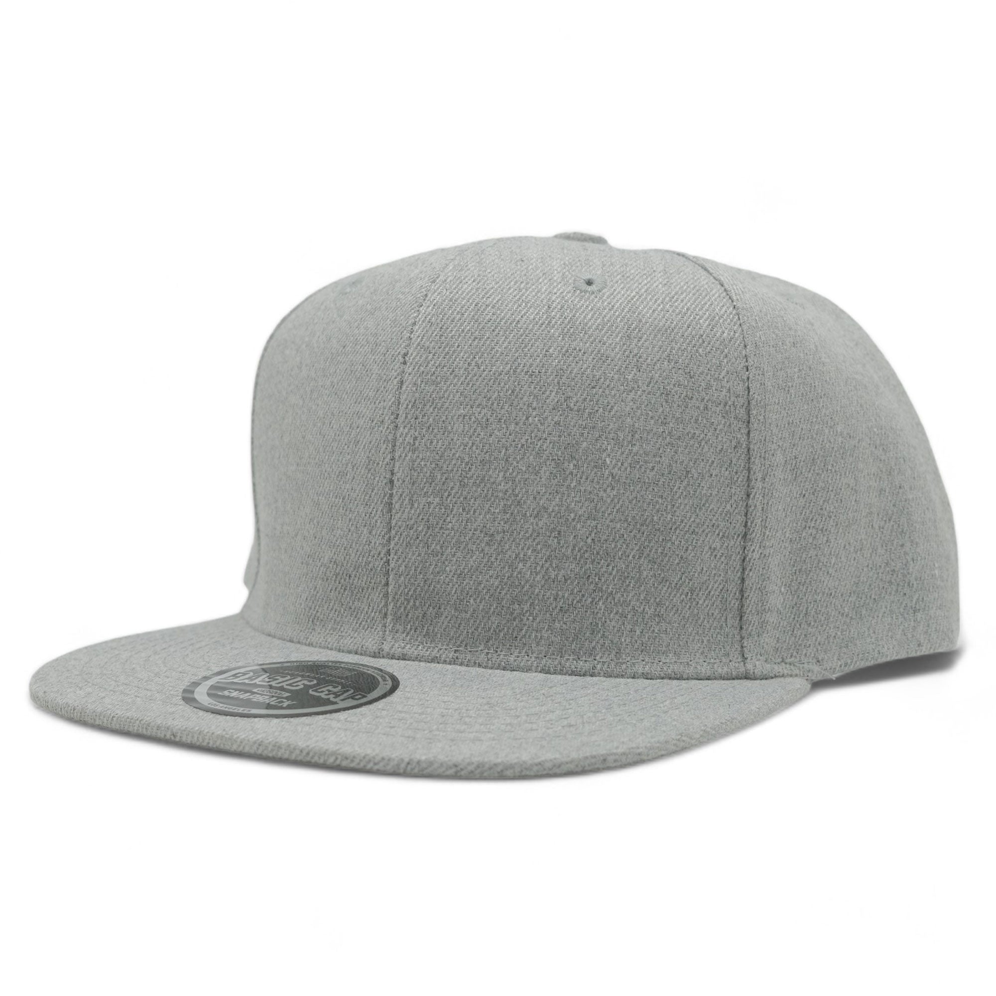 Blank Solid Color Snapback Caps