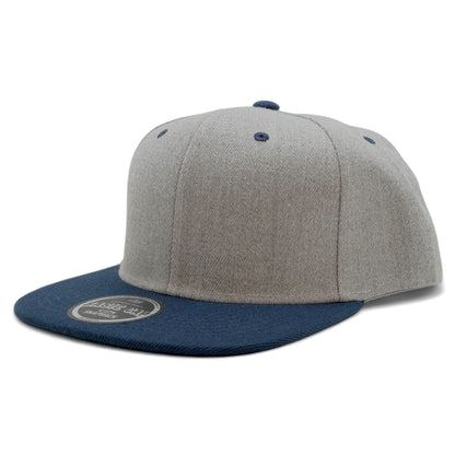 Blank Solid Two Tone Color Snapback Caps