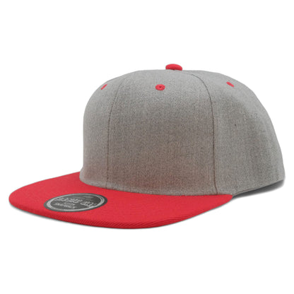 Blank Solid Two Tone Color Snapback Caps