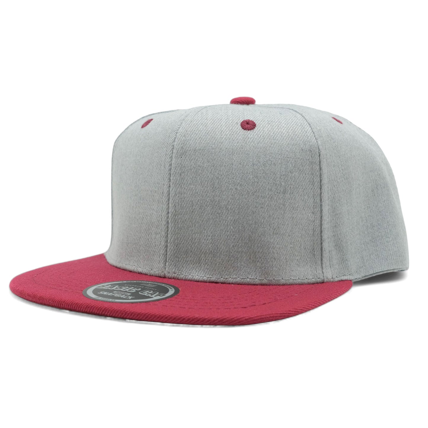 Blank Solid Two Tone Color Snapback Caps