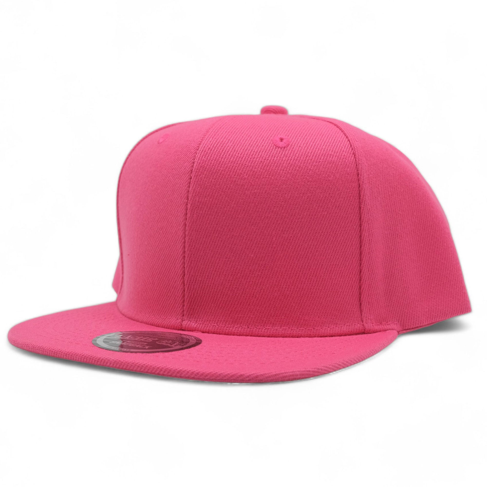 Blank Solid Color Snapback Caps