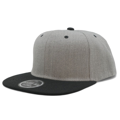 Blank Solid Two Tone Color Snapback Caps