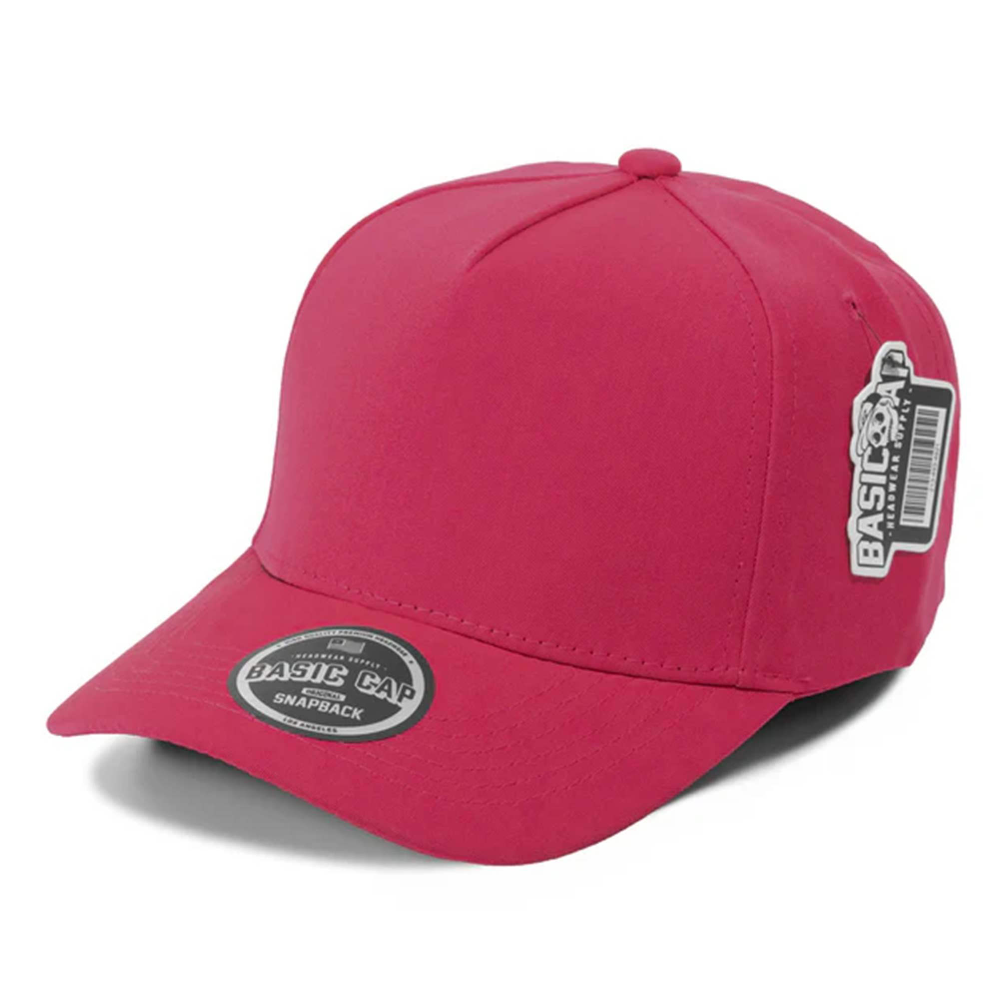 Blank Solid Color 5 Panels Snapback Caps