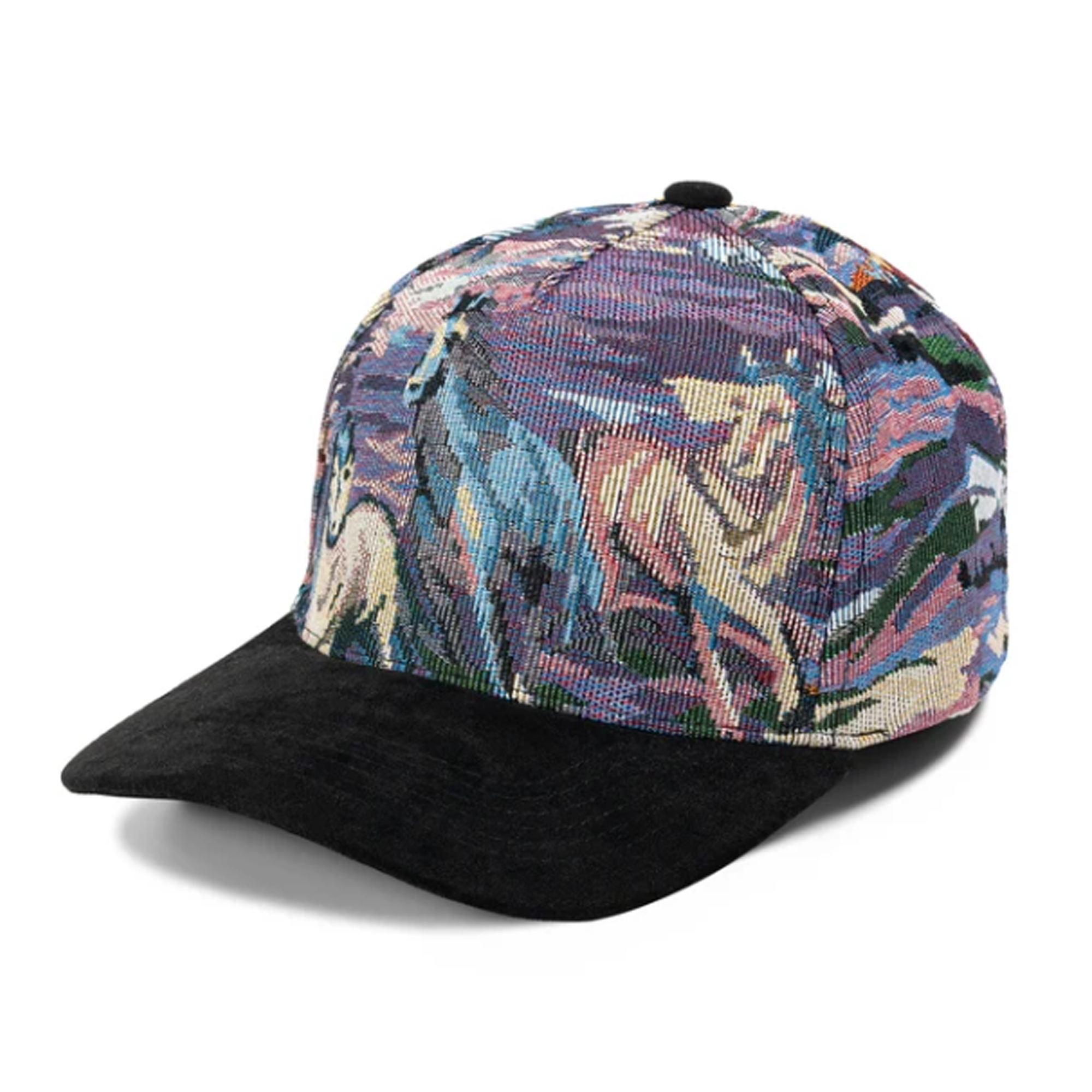 Jacquard Suede  5Panel Snapback