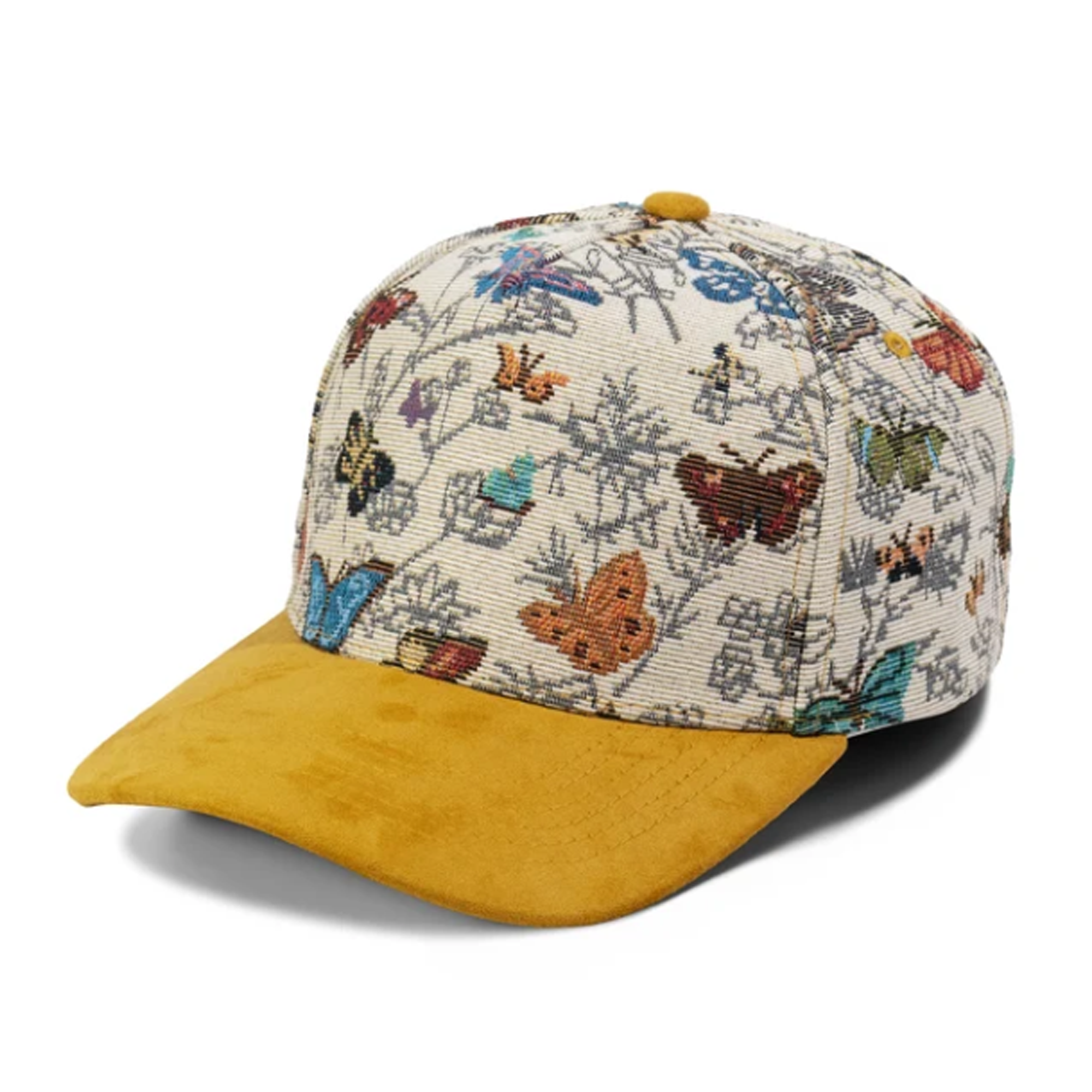Jacquard Suede  5Panel Snapback