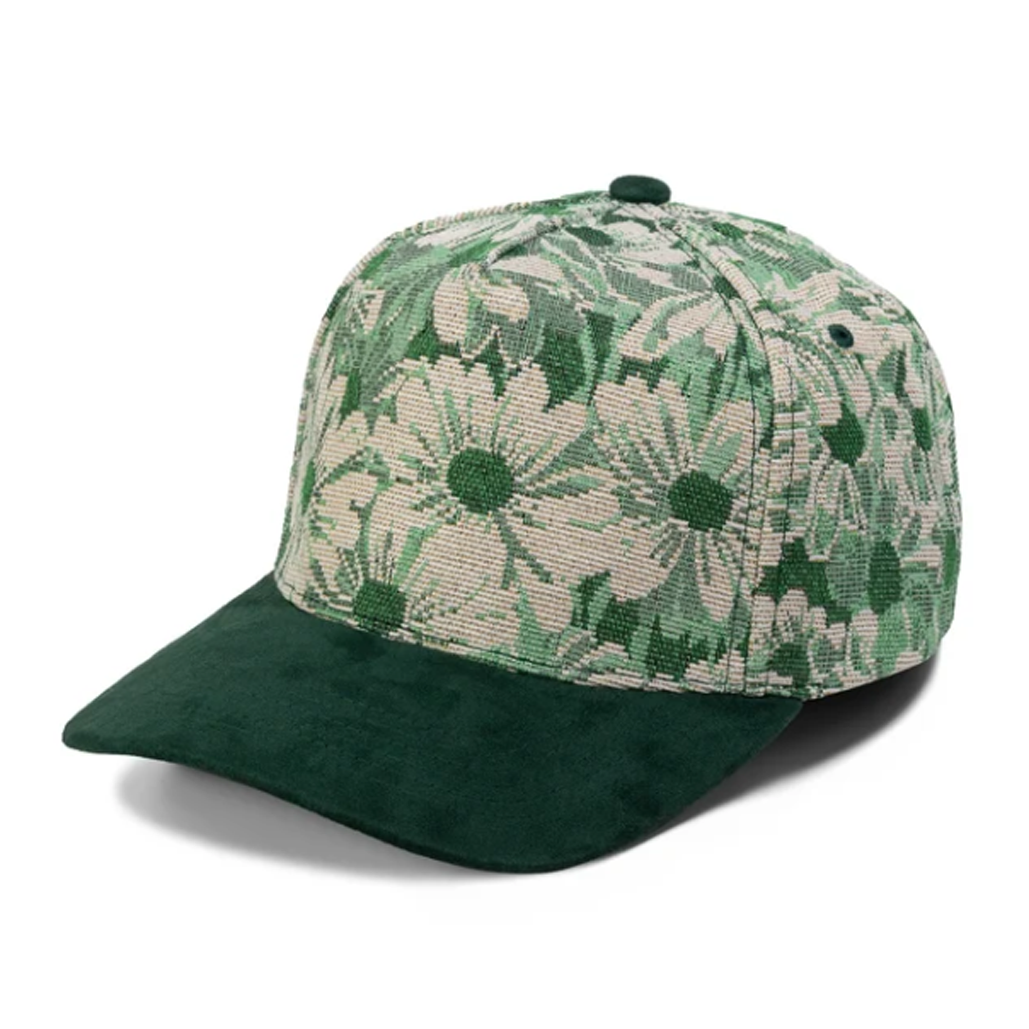 Jacquard Suede  5Panel Snapback