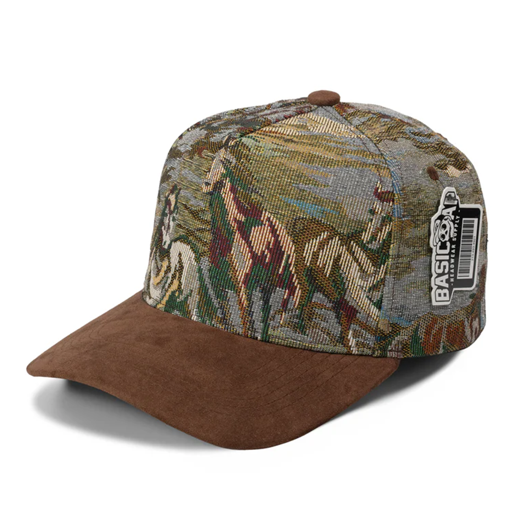 Jacquard Suede  5Panel Snapback