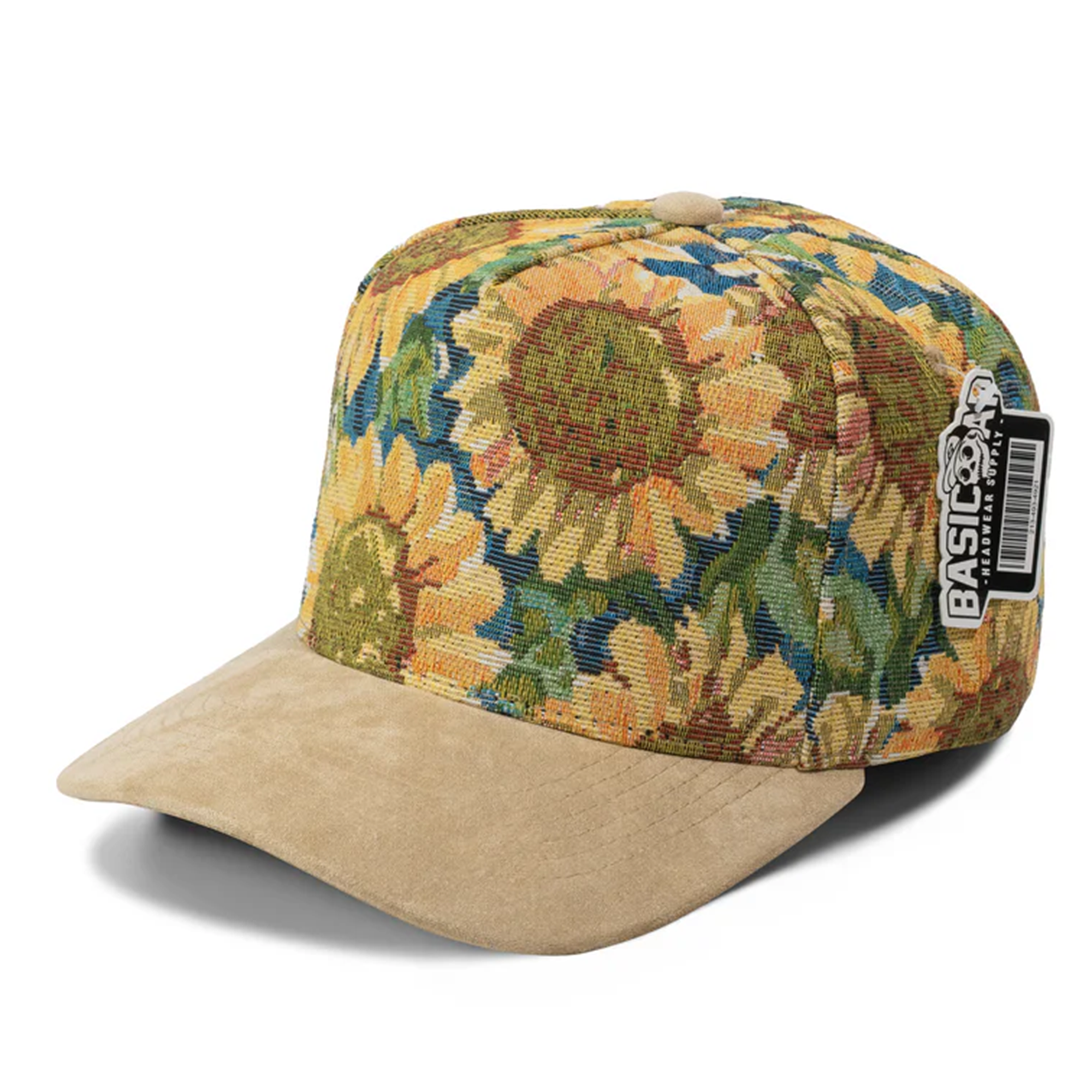 Jacquard Suede  5Panel Snapback