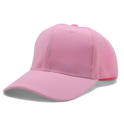 Blank Solid Color Adjustable Baseball Cap