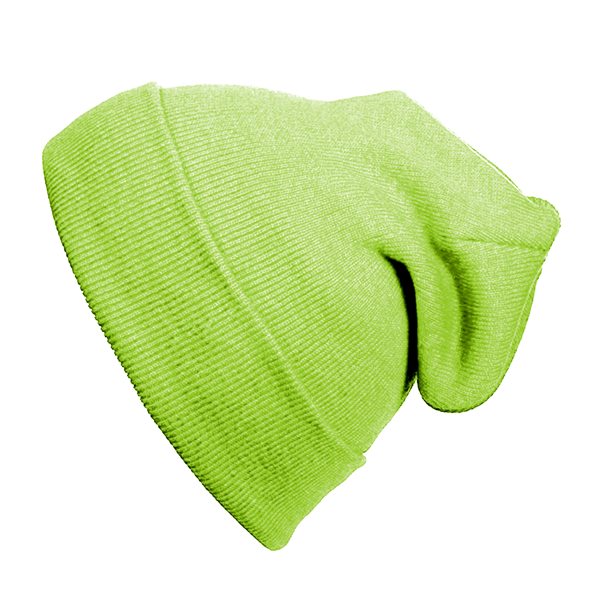 Long Beanie Men Women - Unisex Cuffed Plain Skull Knit Hat Cap