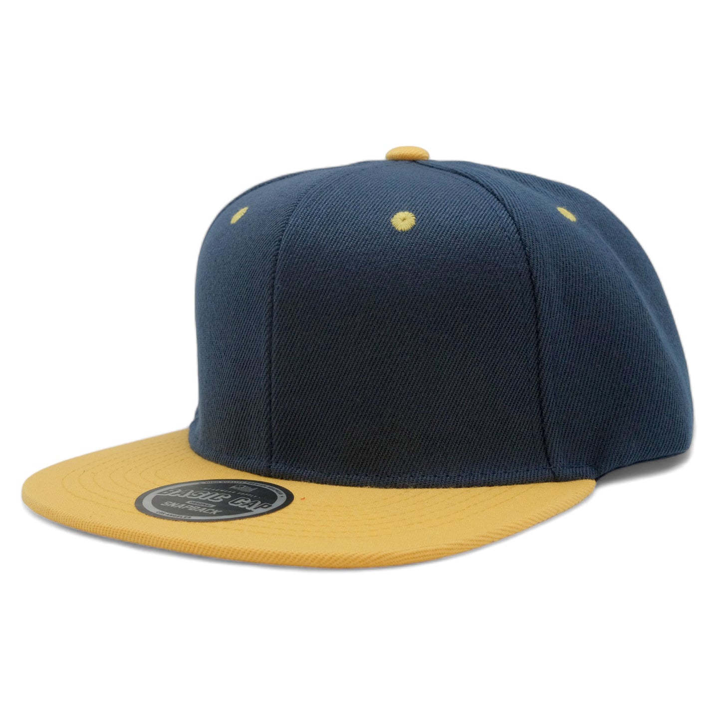 Blank Solid Two Tone Color Snapback Caps