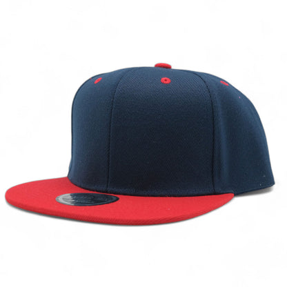 Blank Solid Two Tone Color Snapback Caps