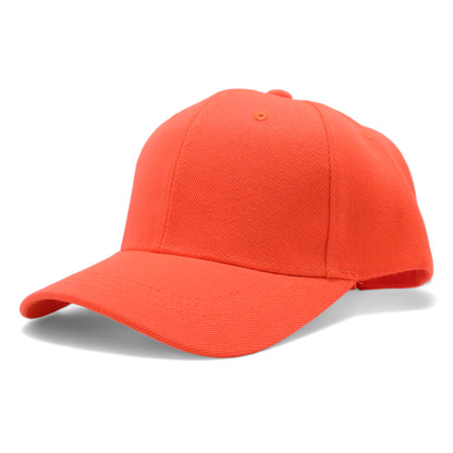 Blank Solid Color Adjustable Baseball Cap