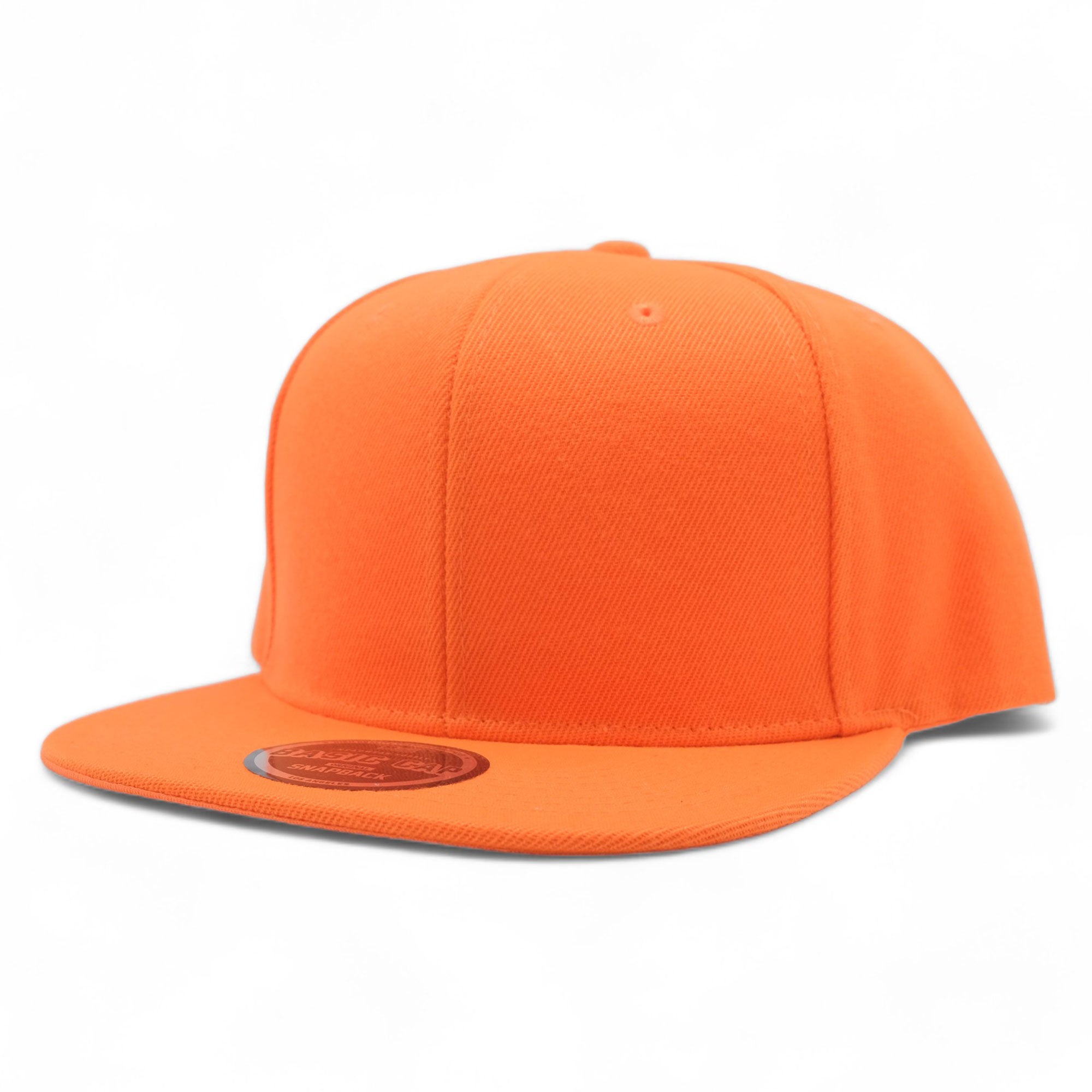 Blank Solid Color Snapback Caps